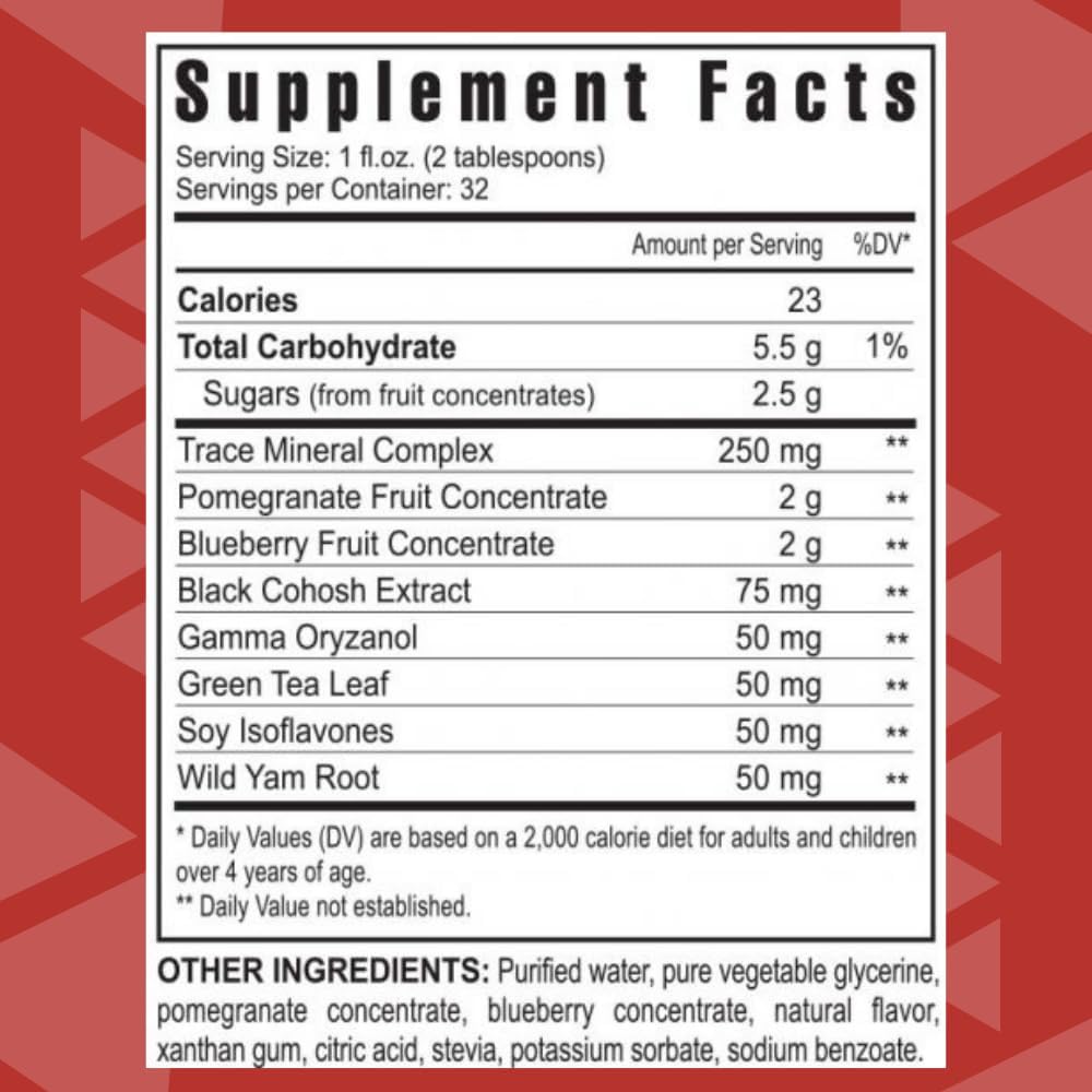 Youngevity Women's FX with Black Cohosh - 32 Oz Natural Supplement Drink for Menopause Relief and Essential Women's Vitamins