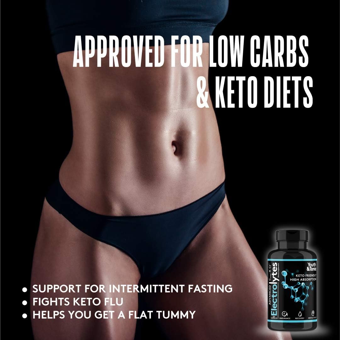 Youth & Tonic Electrolyte Supplement Pills with High Absorption for Endurance and Recovery