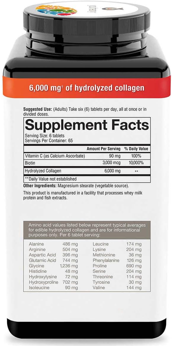 youtheory Collagen Advanced Formula 1, 2, & 3 Tablets - 390 Count in 1 Pack