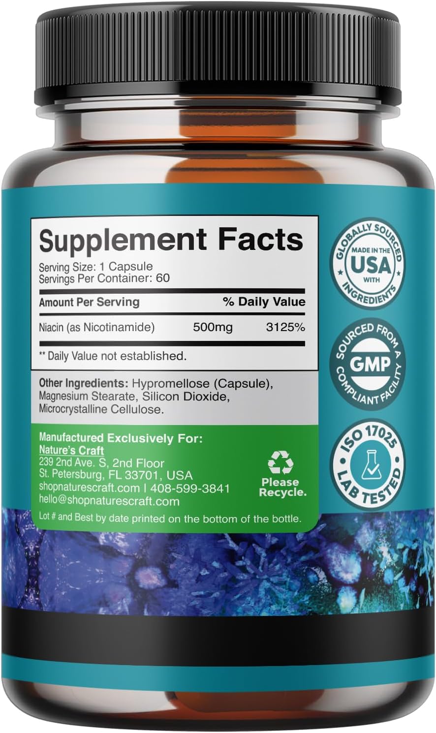 Youthful Trans Resveratrol & Vitamin B3 Capsules | AMPK Activator Brain Booster | Immune Support & Energy Supplement