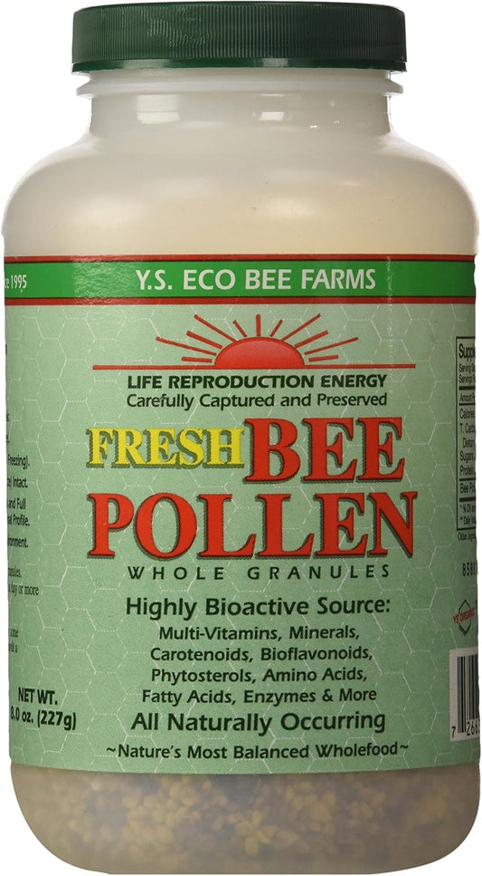 Ys Bee Farms Y.S. Organics Fresh Bee Pollen Granules - 8 Ounce Pack
