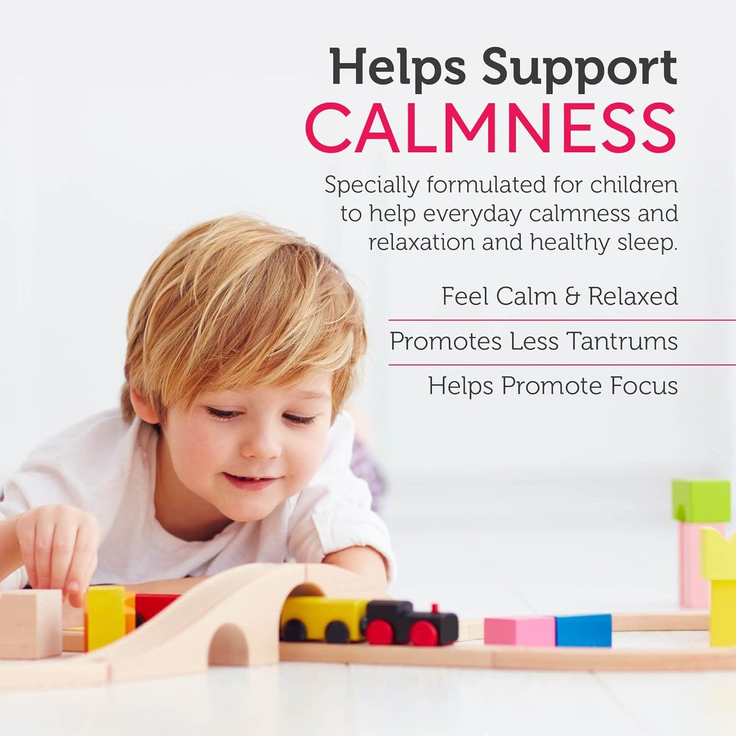 Zahler ChildCalm Fruit Punch Chewable Magnesium for Kids - Natural Calm & Mood Support (2 Pack)