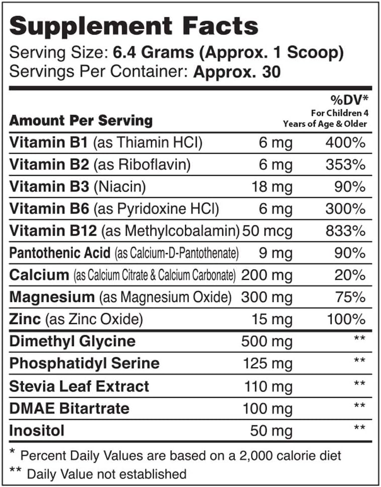Zahler KidsActive Concentration Formula Powder - Natural Children's Supplement for Focus - Kosher Certified Fruit Punch Flavor