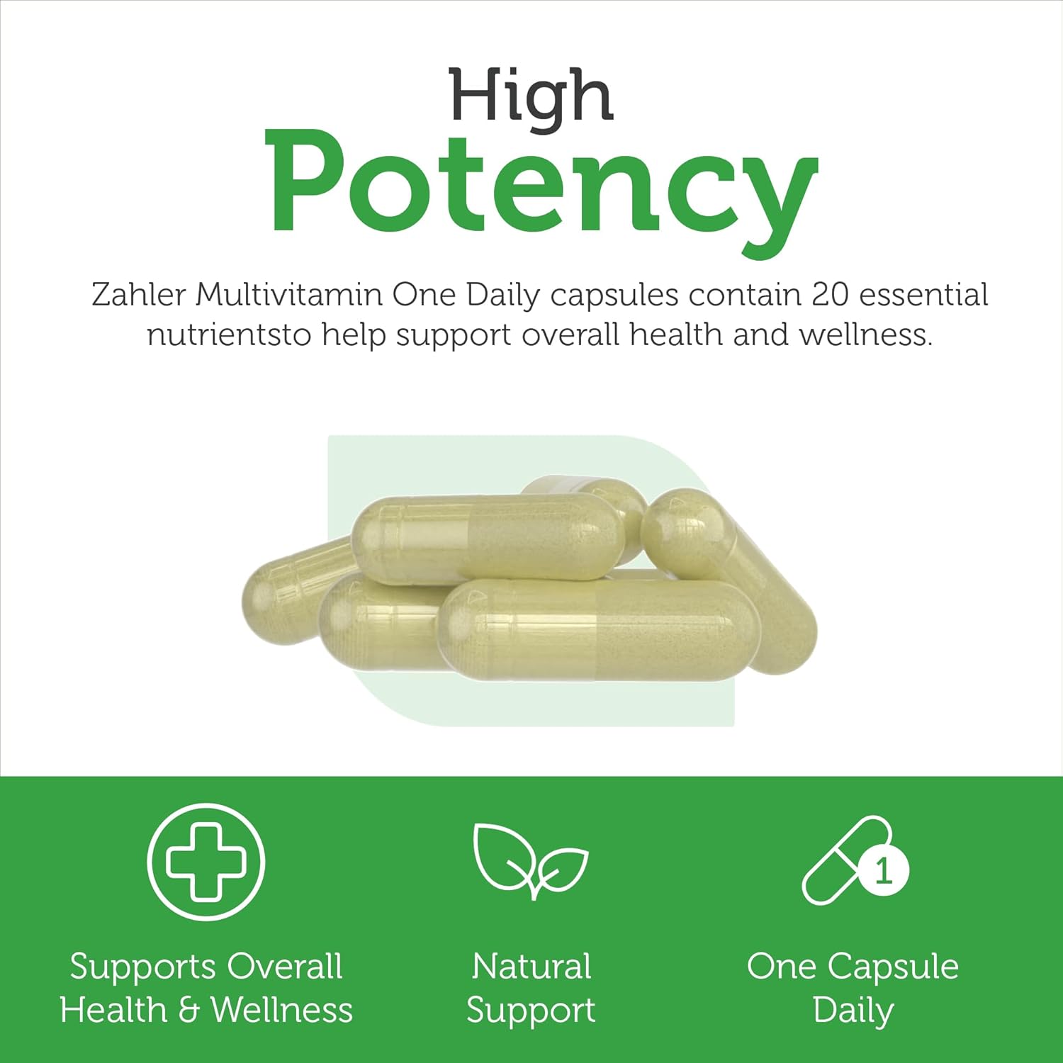 Zahler Vegan Multivitamin for Men and Women - 60 Count - Kosher Whole Food Spectra Blend - Vegetarian and Vegan Adults Nutrients