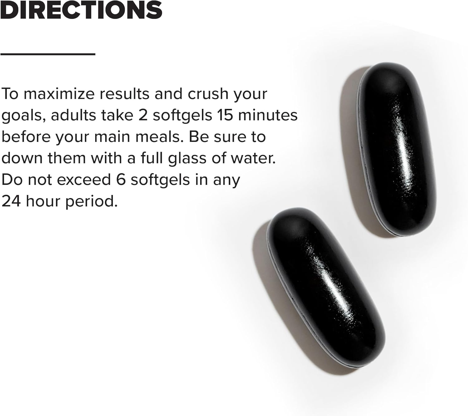 Zantrex Black Softgels - Natural Energy Boost, Metabolism Support, Appetite Control - 300MG Caffeine, Yerba Mate, Damiana, Guarana - 60 Count