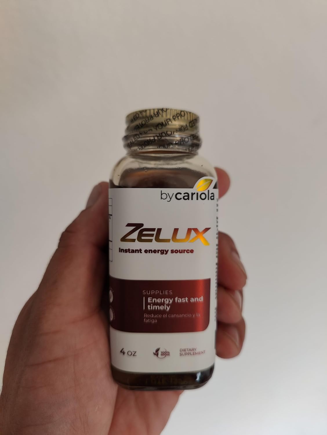 Zelux Supplement for Men - Natural Energy Booster with Damiana, Tribulus, Ginkgo, Maca - Enhance Stamina and Endurance - 4 oz Bottle