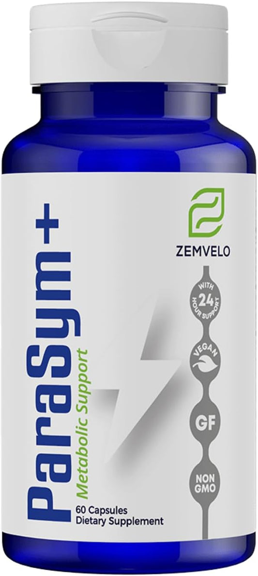 Zemvelo ParaSym+ - Boosts Metabolism, Sleep, Cognitive Function, & Nervous System | 30 Day Supply