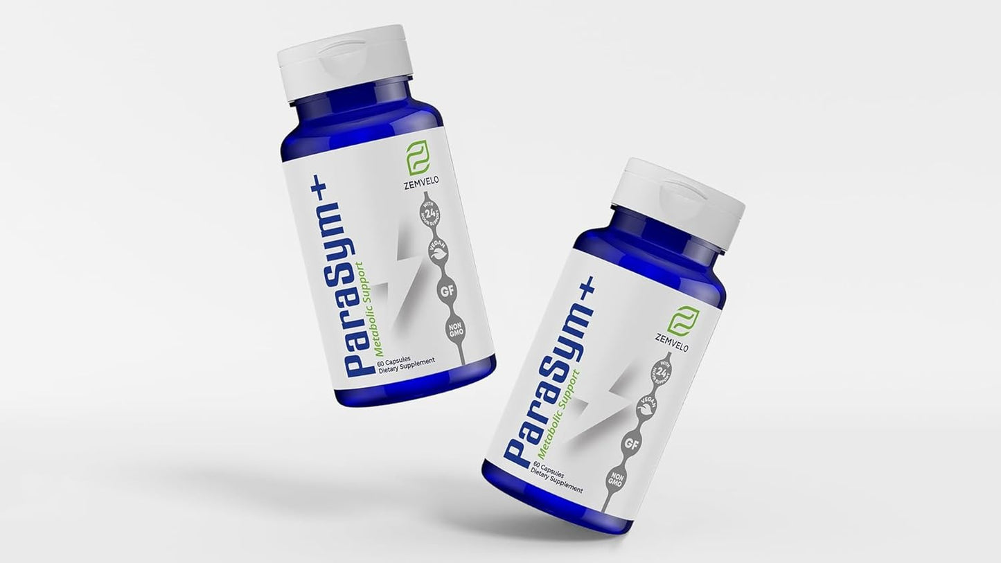 Zemvelo ParaSym+ - Boosts Metabolism, Sleep, Cognitive Function, & Nervous System | 30 Day Supply