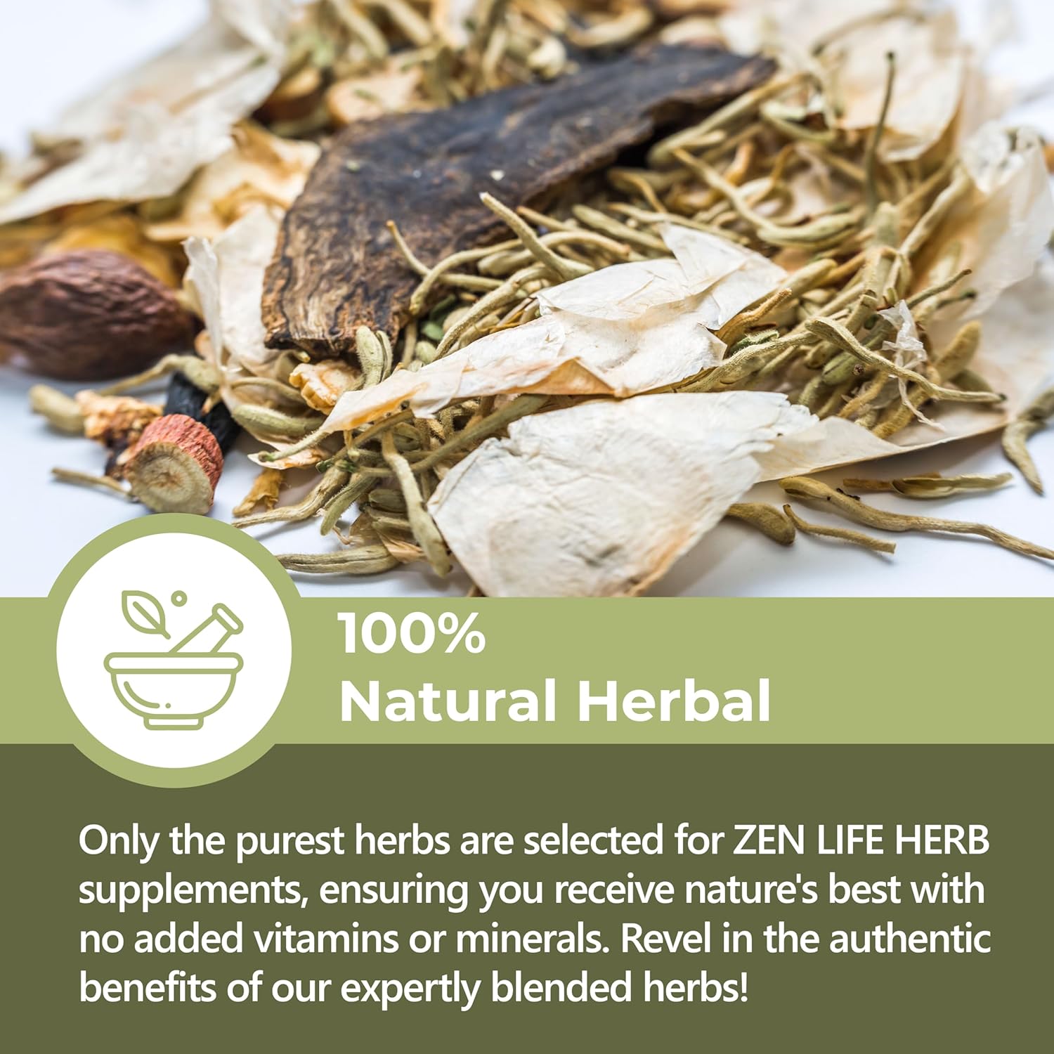 ZEN LIFE HERB Muscle REx - Natural Plant-Based Supplement for Joint, Muscle, and Nerve Support - Relieve Aches and Discomfort (60 Capsules)