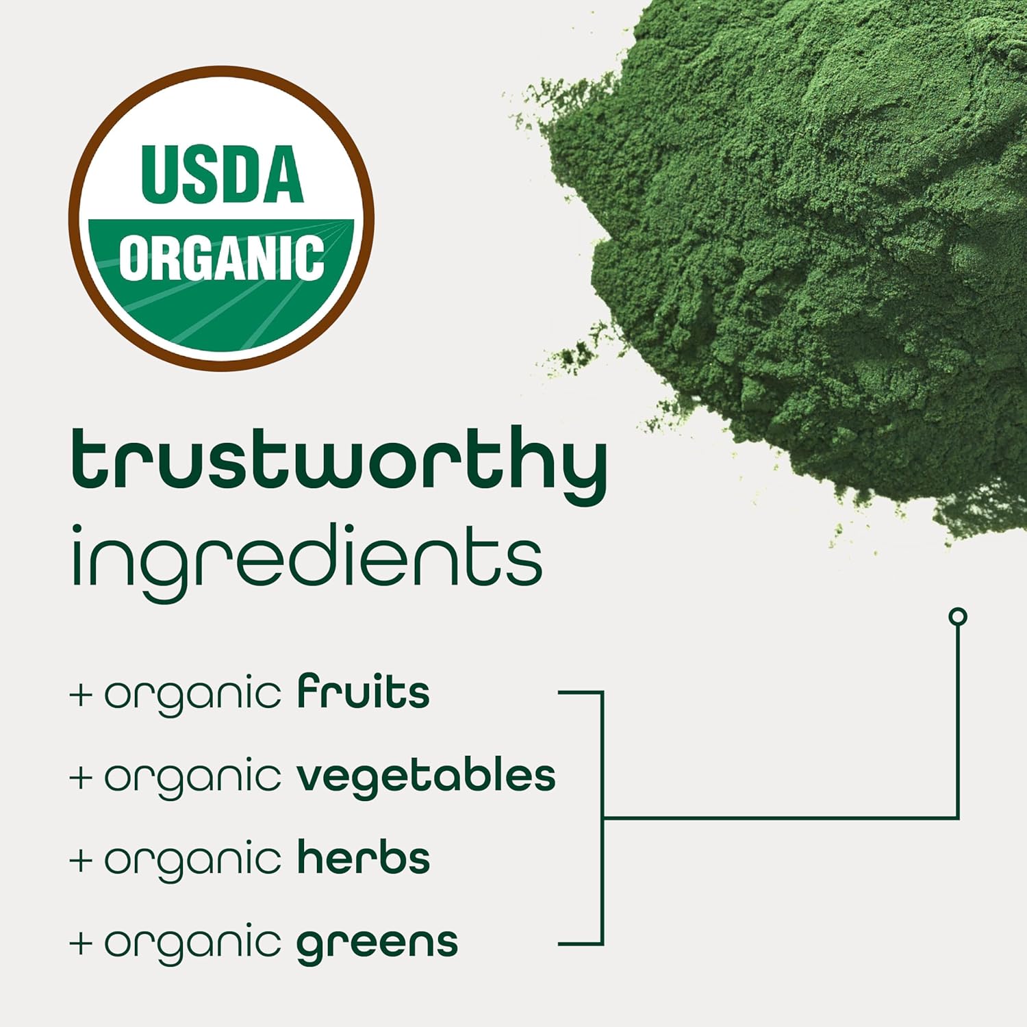 Zena Fit Nutrition Organic Super Greens Powder - 70+ Superfoods Drink Mix with Antioxidants, Pre & Probiotics, Digestive Enzymes - 0 Sugar, 3G Fiber - Mango Flavor - 30 Servings