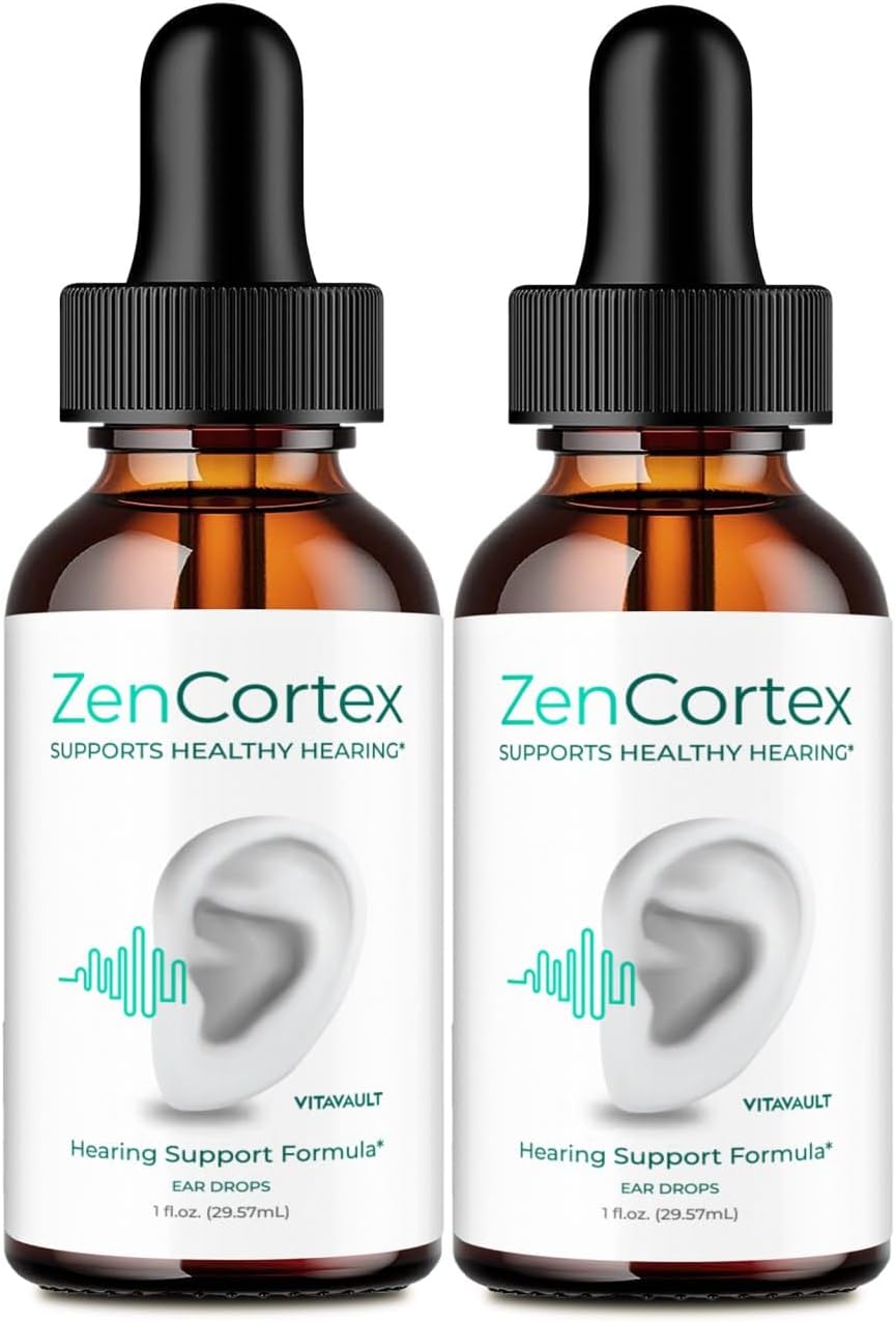 ZenCortex Tinnitus Relief Drops - Maximum Strength Supplement for Healthy Ear Support - 2 Pack Reviews