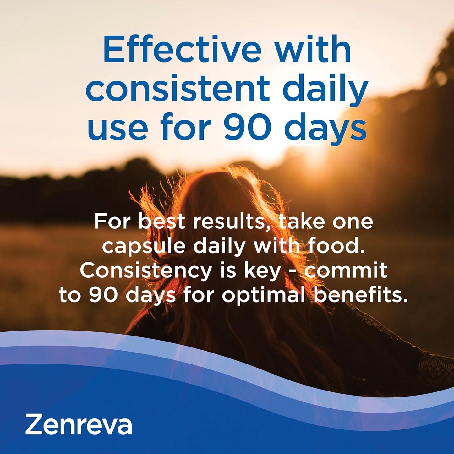 Zenreva Vegetarian Capsules with Safr’Inside Saffron Extract - Natural Relief for Anxiety, Stress, and Emotional Balance - 30 Count