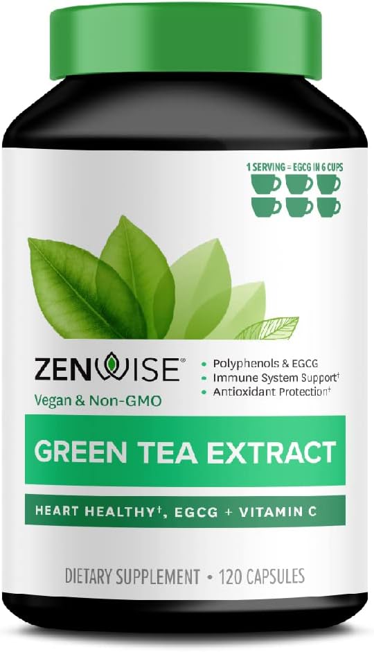 Zenwise Health Energy and Mobility Boost Bundle with Joint Support and Green Tea Extract - Includes MSM, Glucosamine, and Chondroitin for Extra Strength Relief - Enhanced with Vitamin C for Immune and Metabolism Support