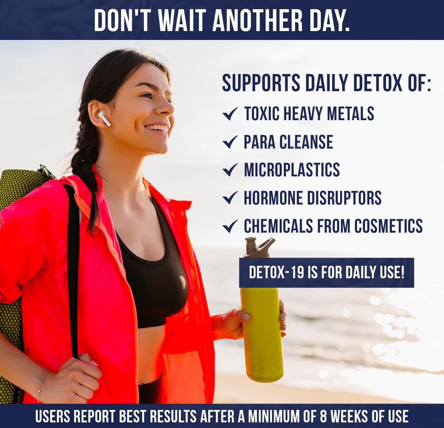 Zeolite Detox Capsules - Heavy Metal Cleanse, Natural Energy Booster, Supports Immune System and Daily Detox, Alkaline Formula for Max Absorption (60 Capsules)