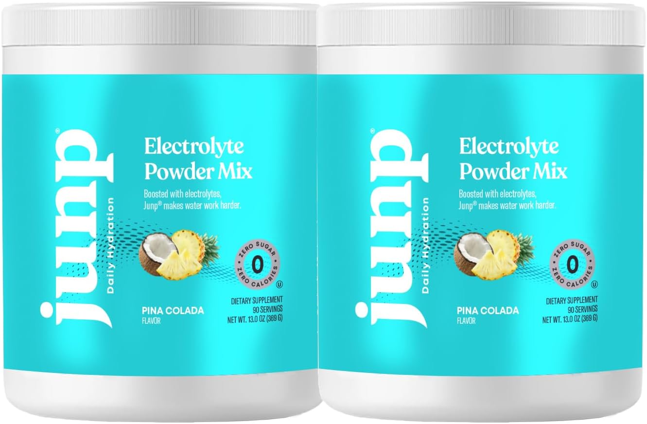 Zero Calorie Sugar Free Electrolyte Powder Mix - Pina Colada Flavor with Potassium & Salt for Hydration - Keto Friendly, 180 Servings
