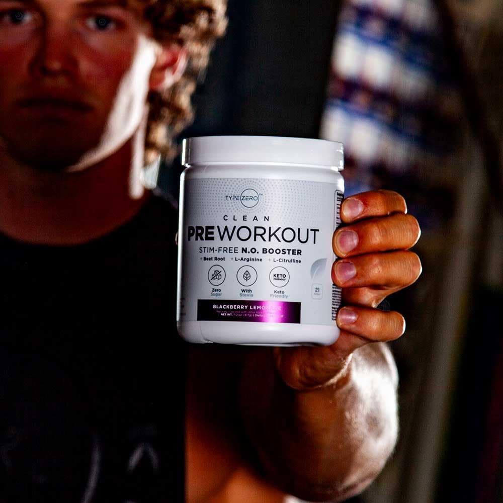 Zero Ultra Clean Blackberry Lemonade Pump Pre Workout - Beetroot, Arginine, Citrulline Malate, Betaine, Beta A, ACV - Non Stim for Men & Women
