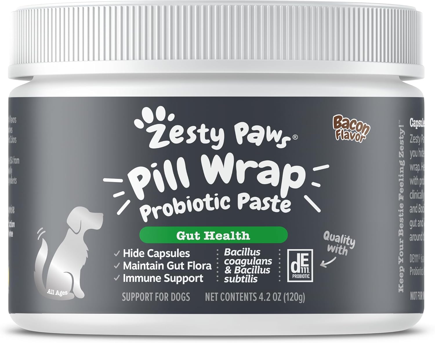 Zesty Paws Niagen Supplement for Dogs - Supports Healthy Aging, Muscle Recovery, Energy, and Cellular Health - 60 Capsules
