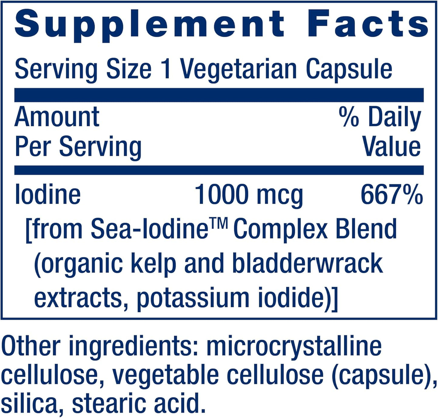 Zinc 30mg with Sea-Iodine Kelp for Thyroid Support - 60 Capsules by Garden of Life