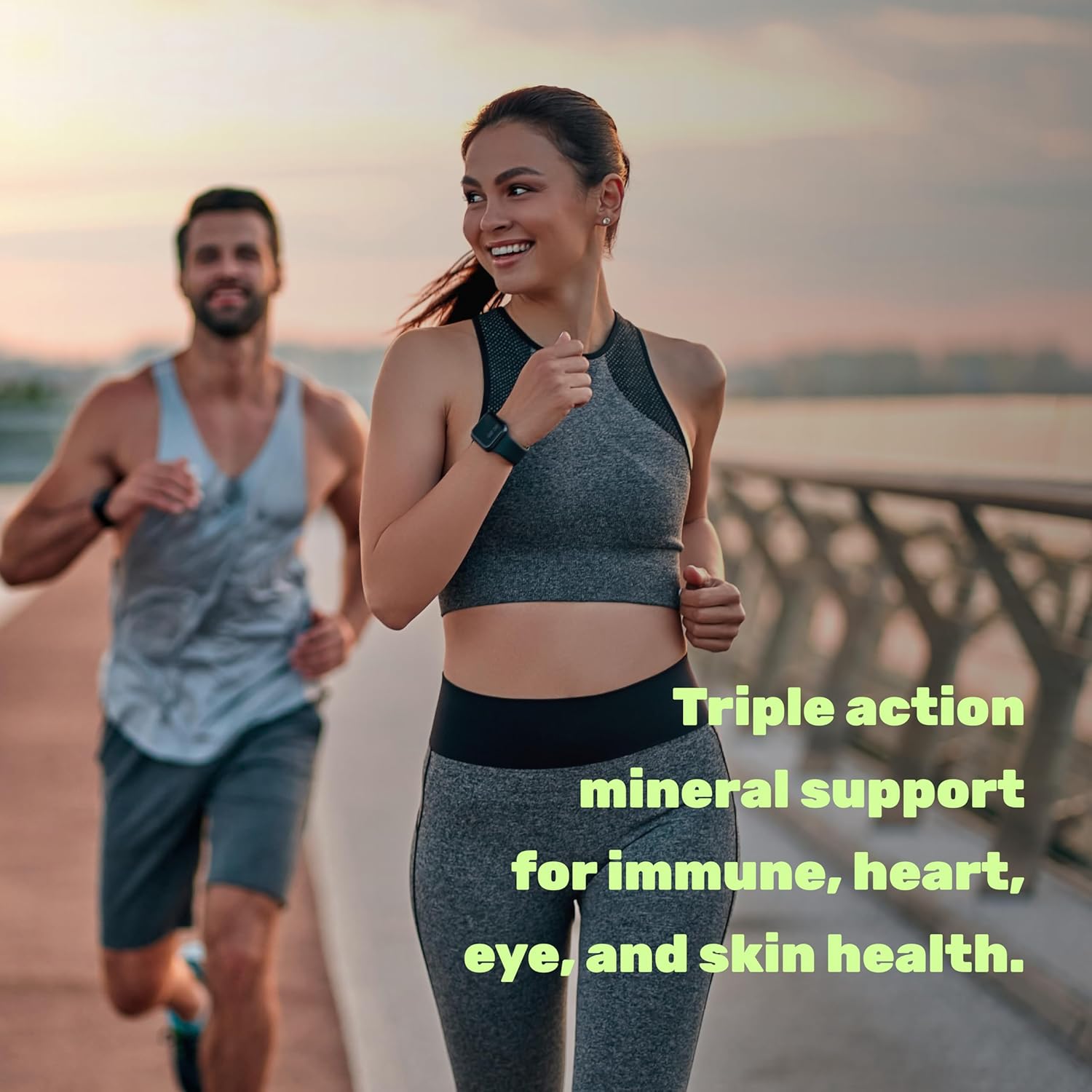 Zinc 50mg Supplement with Selenium, Copper, 240 Capsules - 8 Month Supply, 3-in-1 Mineral Formula for Healthy Immune System