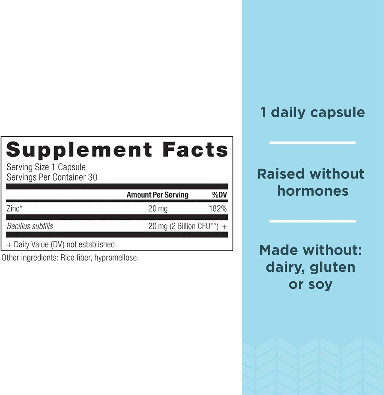 Zinc and Vitamin C Supplement Combo Pack - 30 Count Zinc + 60 Count Vitamin C - Ancient Nutrition