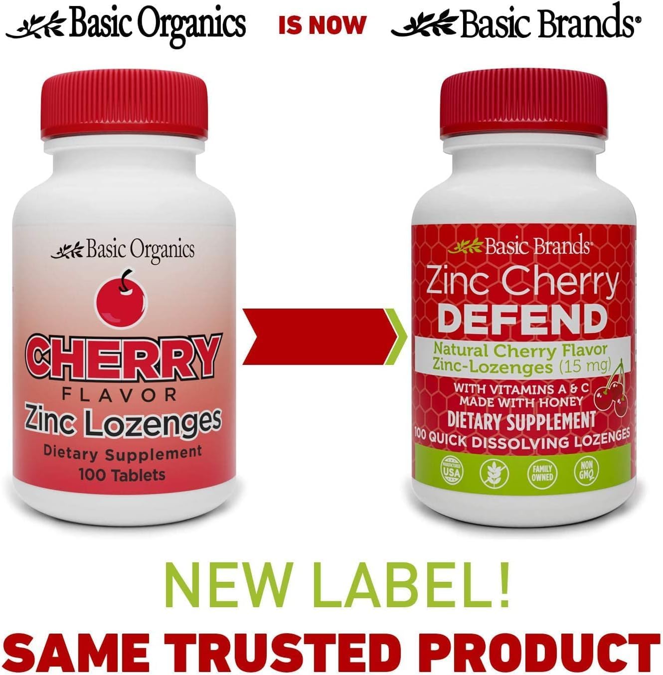 Zinc Cherry Defend Lozenges - 200 Count - Natural Cherry Flavor - Immune Support, Cold Relief - Non-GMO Zinc Acetate & Vitamin C - 2-Pack