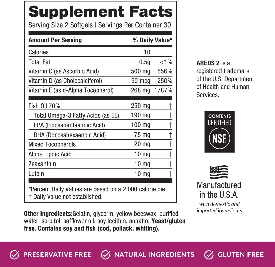 Zinc-Free EyePromise Macular Health Teen Chewable Vitamins with Screen Shield Formula