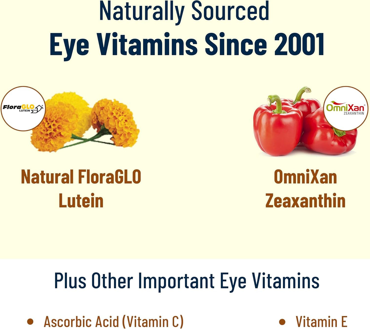 Zinc-Free VisiVite AREDS 2 Eye Vitamins with Zeaxanthin and Lutein - Soy-Free VCaps - No Zinc or Copper