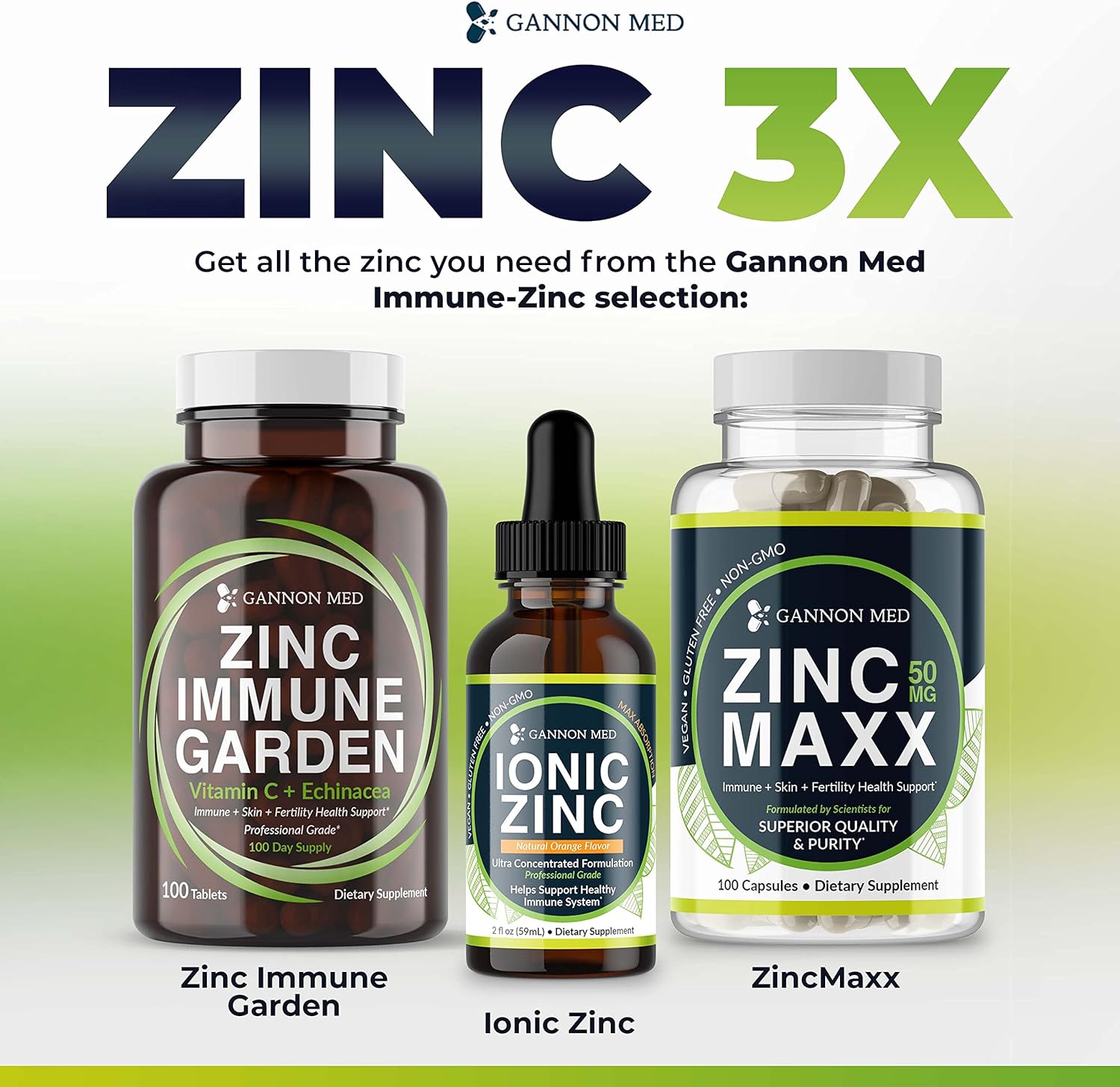 Zinc Maxx Capsules - Immune Booster for Reproductive Health and Skin Care - 100 Count, 3+ Month Supply