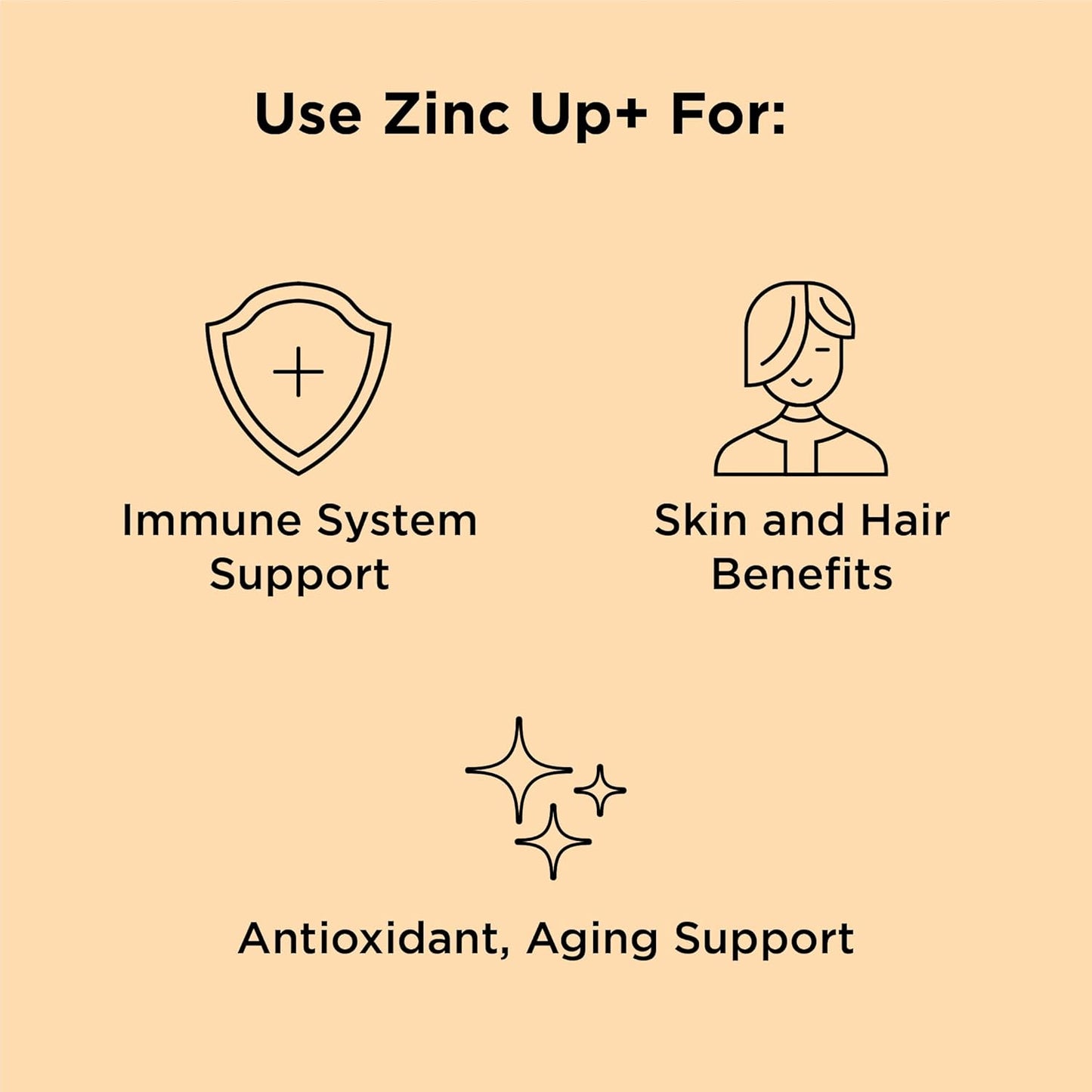 Zinc Up+ Liquid Spray with Vitamin C for Kids & Adults, 2 fl oz - nbpure