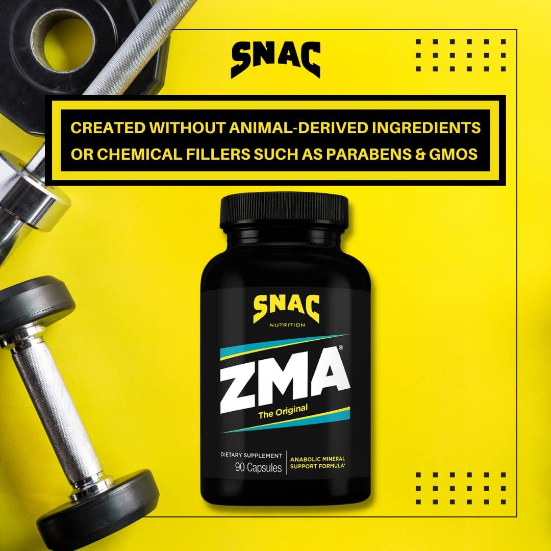 ZMA Recovery and Sleep Supplement - Muscle Recovery, Immune Support, Restorative Sleep - 180 Veggie Capsules (2 Pack)