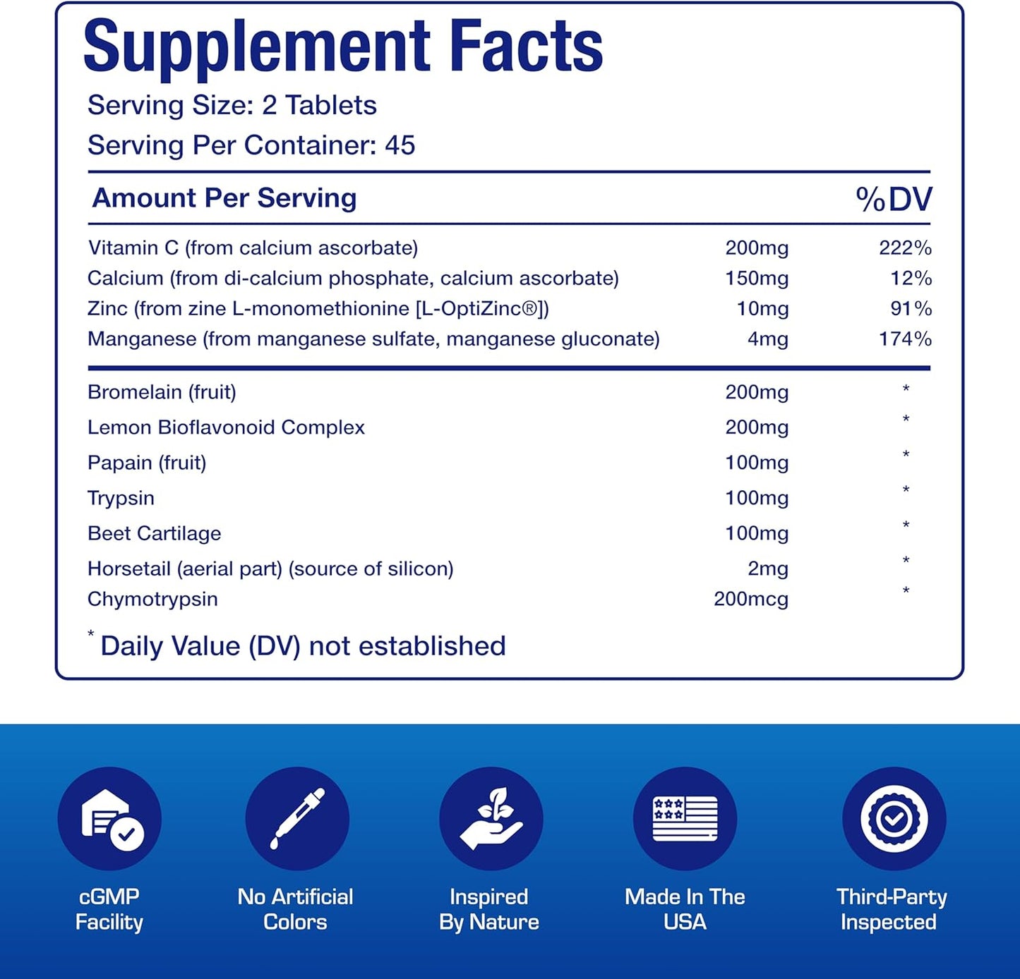 Zymain 90 Support - Clinical Joint Support Formula with Bovine Cartilage Minerals
