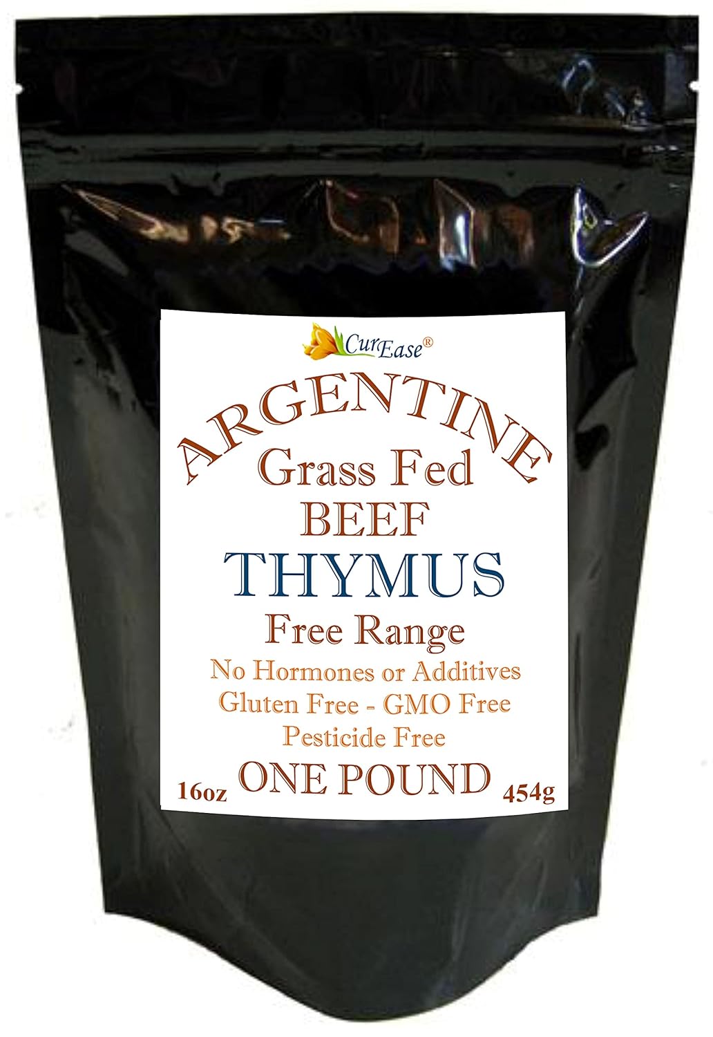 1 LB Grass-Fed and Finished Argentine Beef Thymus Powder by CurEase