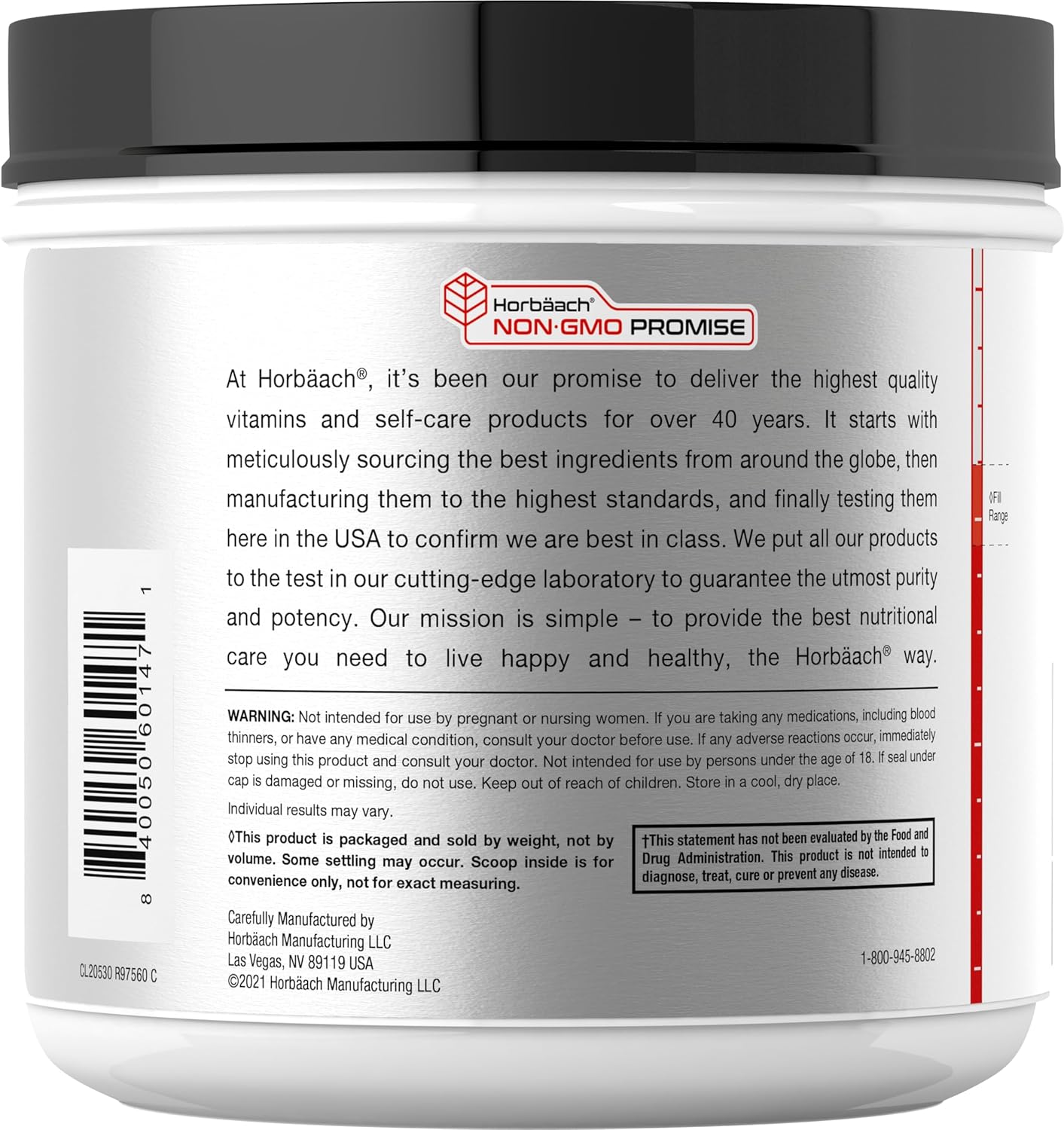 1 lb Horbäach Ultimate Joint Support Powder with Glucosamine, Chondroitin, MSM & Turmeric - Triple Action Support for Men and Women - Non-GMO, Gluten Free