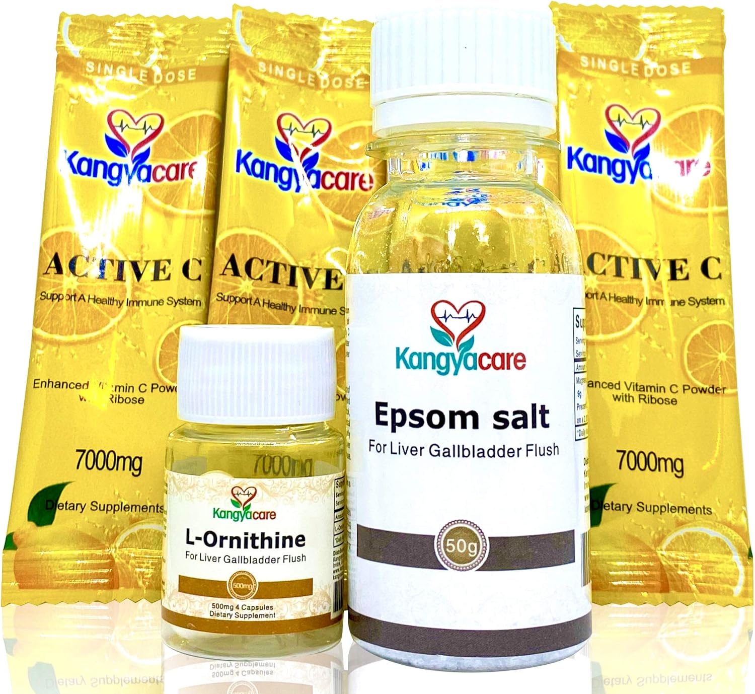 1-Night Liver and Gallbladder Cleanse for Detoxifying Liver, Gallbladder, and Bile Duct Tract & Colon - Kangyacare Liver Gallbladder Flush