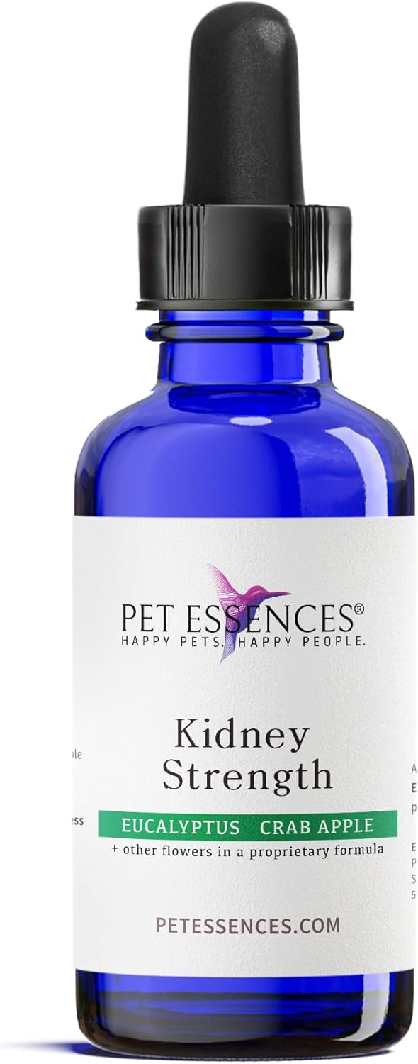 1 oz Pet Essences Kidney Support Flower Essence for Emotional Balance & Physical Wellness - Supports Functionality, Reduces Fear, & Enhances Vitality in Dogs, Cats, & Horses