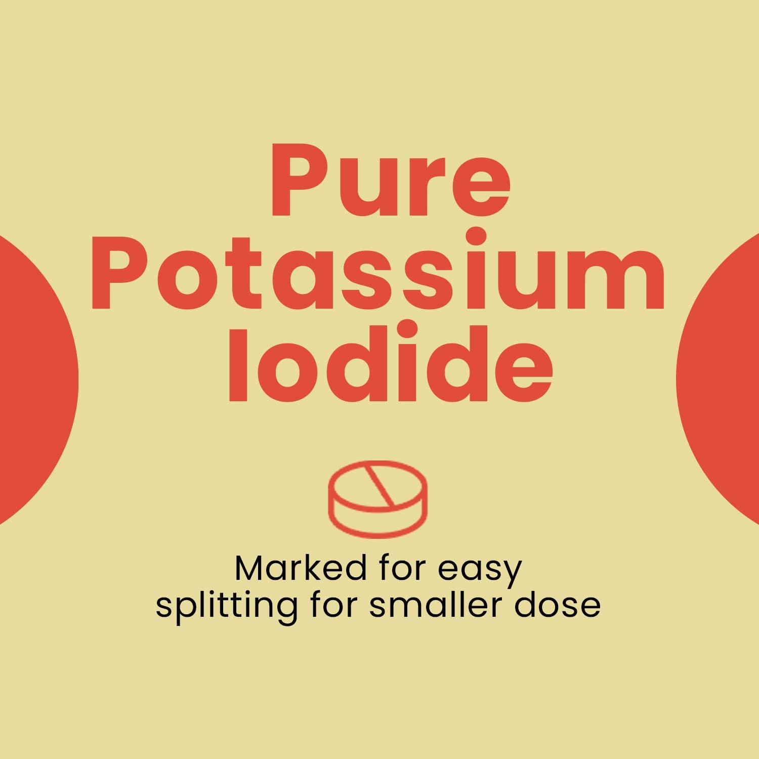 1 Pack of Waylo Potassium Iodide Tablets - 130 mg per Serving, 75 Tablets, USA Made, cGMP Certified
