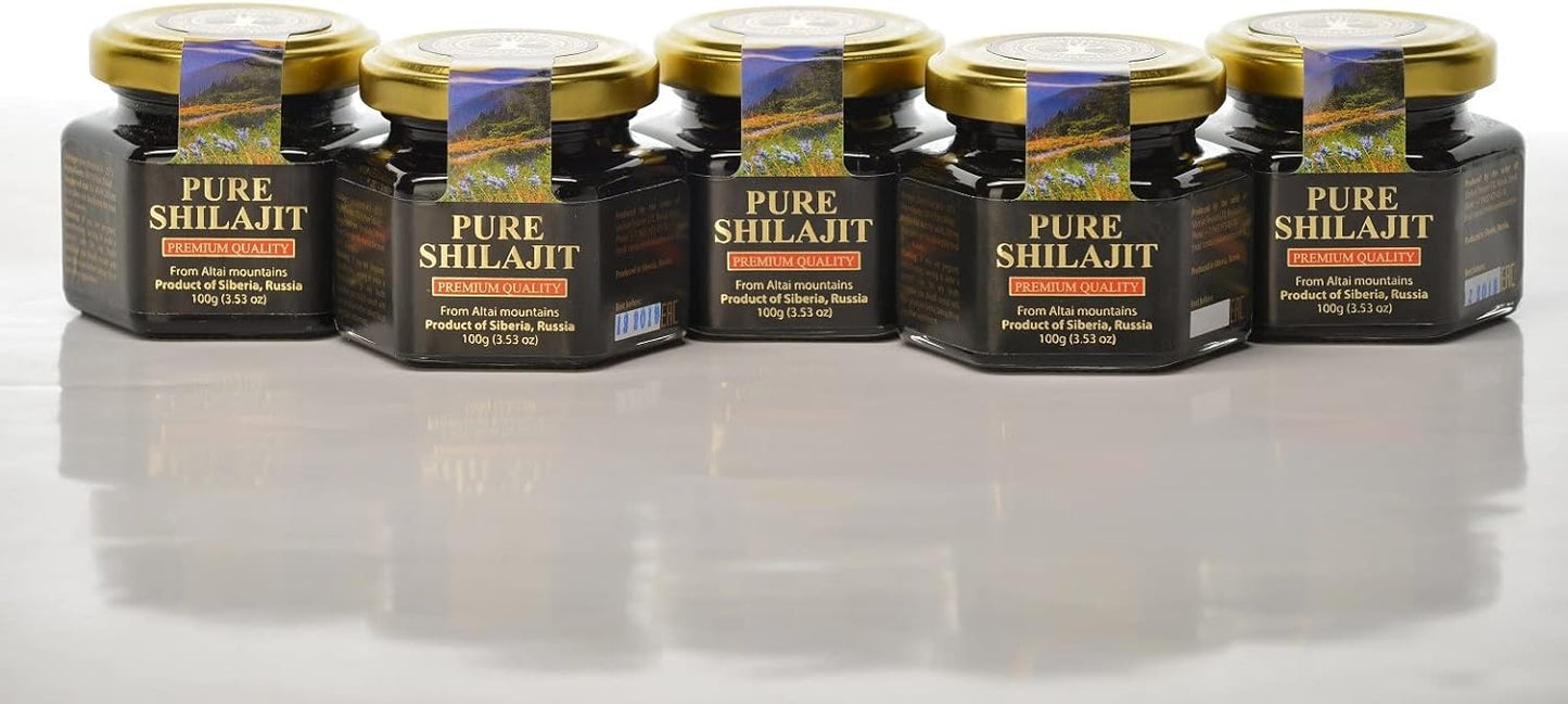100% Authentic Siberian Mumijo Resin Shilajit - 100g (3.5oz) - Pure Siberian Treasure