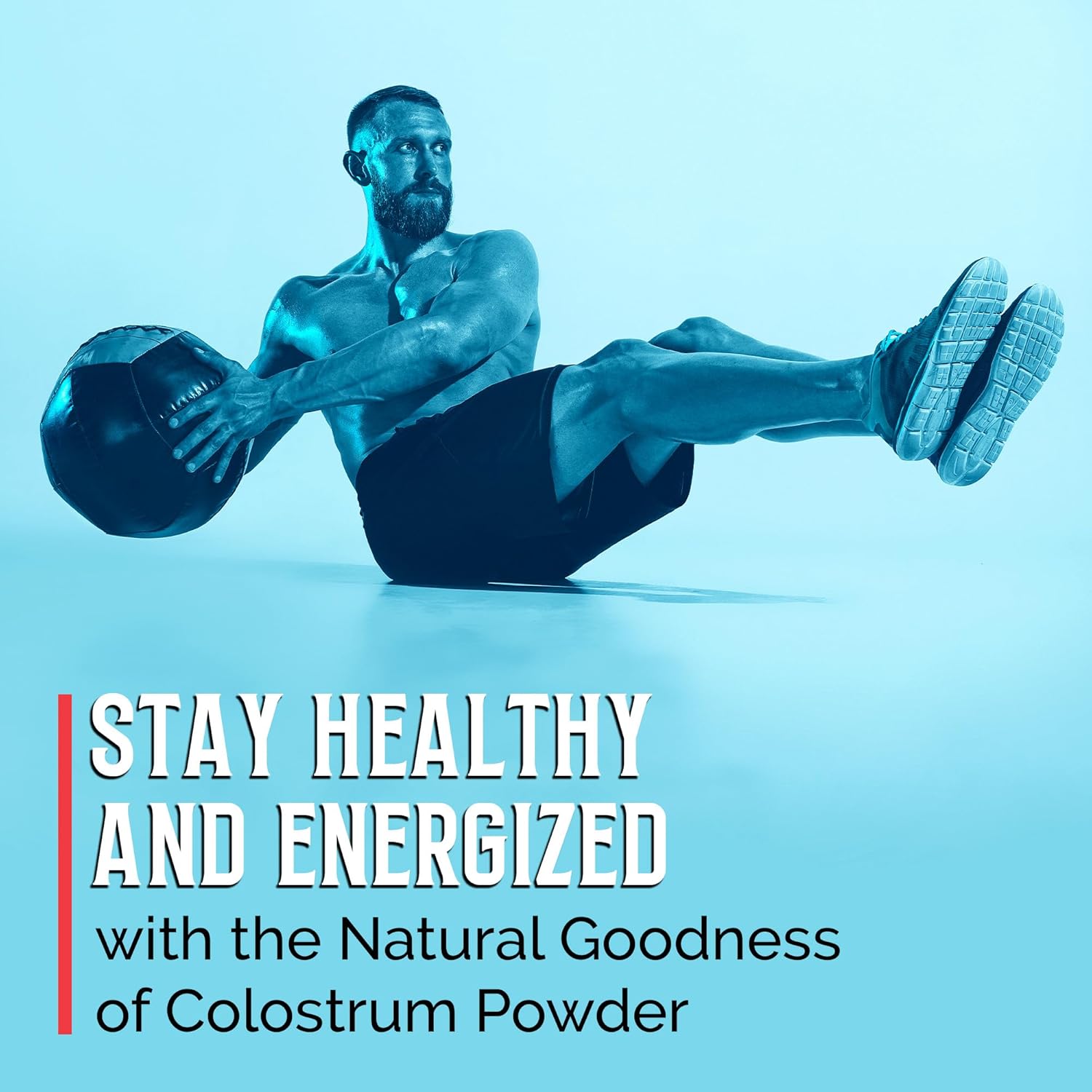 100% Bovine Colostrum Powder, Immune Booster with Immunoglobulin & Lactoferrin - Grass Fed Colostrum for Gut Health - 16 oz