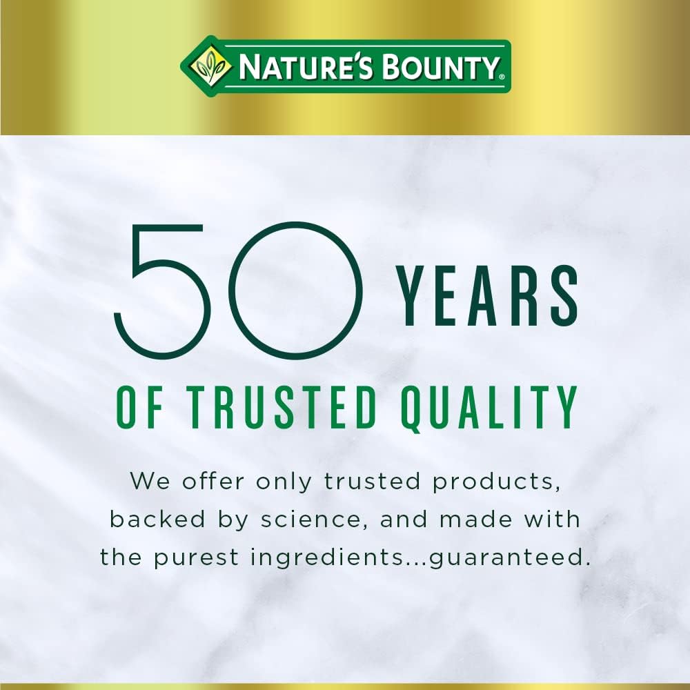 100 Caplets of Nature's Bounty Zinc 50 mg, Unflavored - Pack of 2