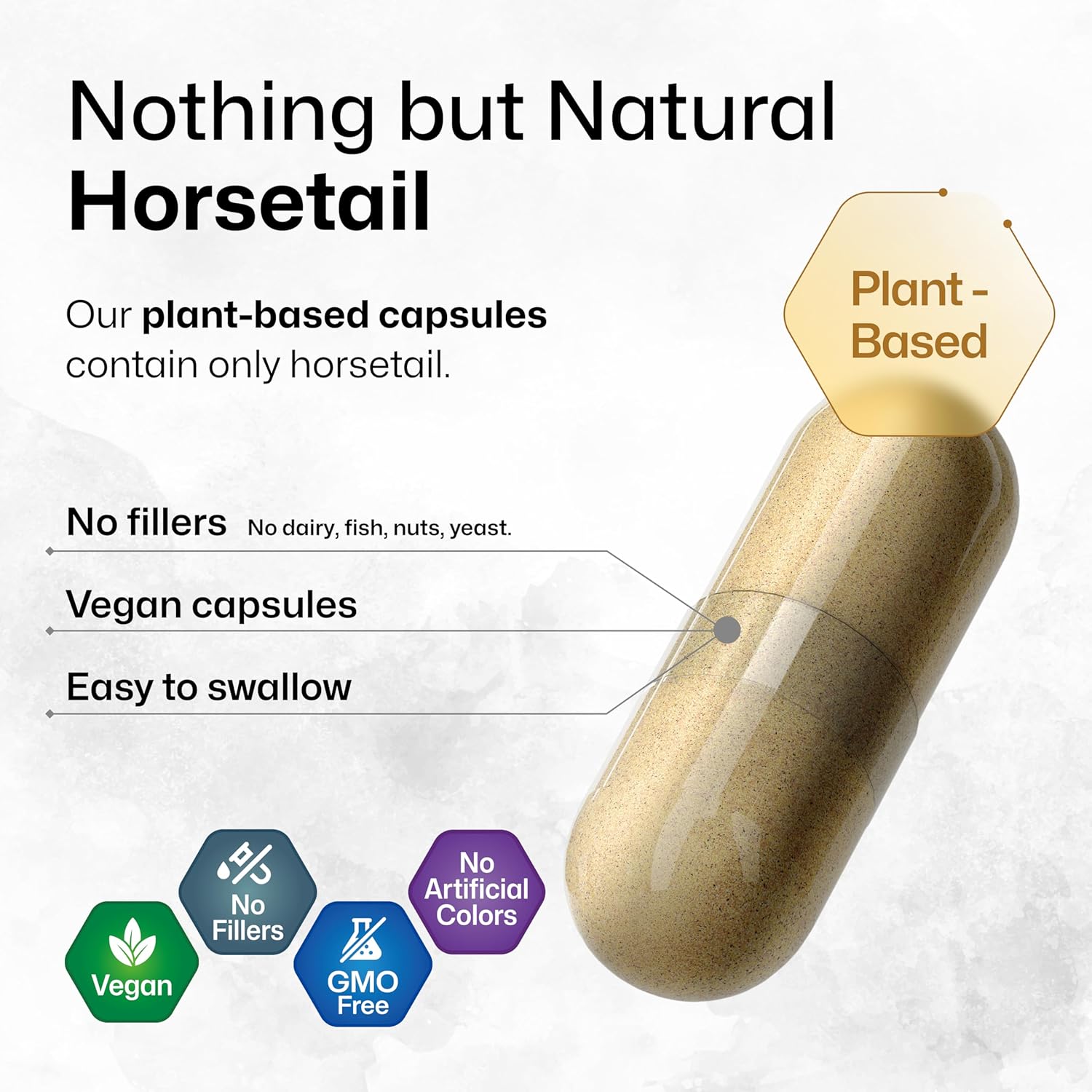 100 Capsules of BIO KRAUTER Horsetail and Stinging Nettle for Natural Wellness