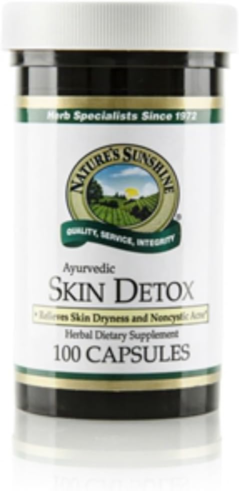 100 Capsules of Nature's Sunshine Ayurvedic Skin Detox Formula