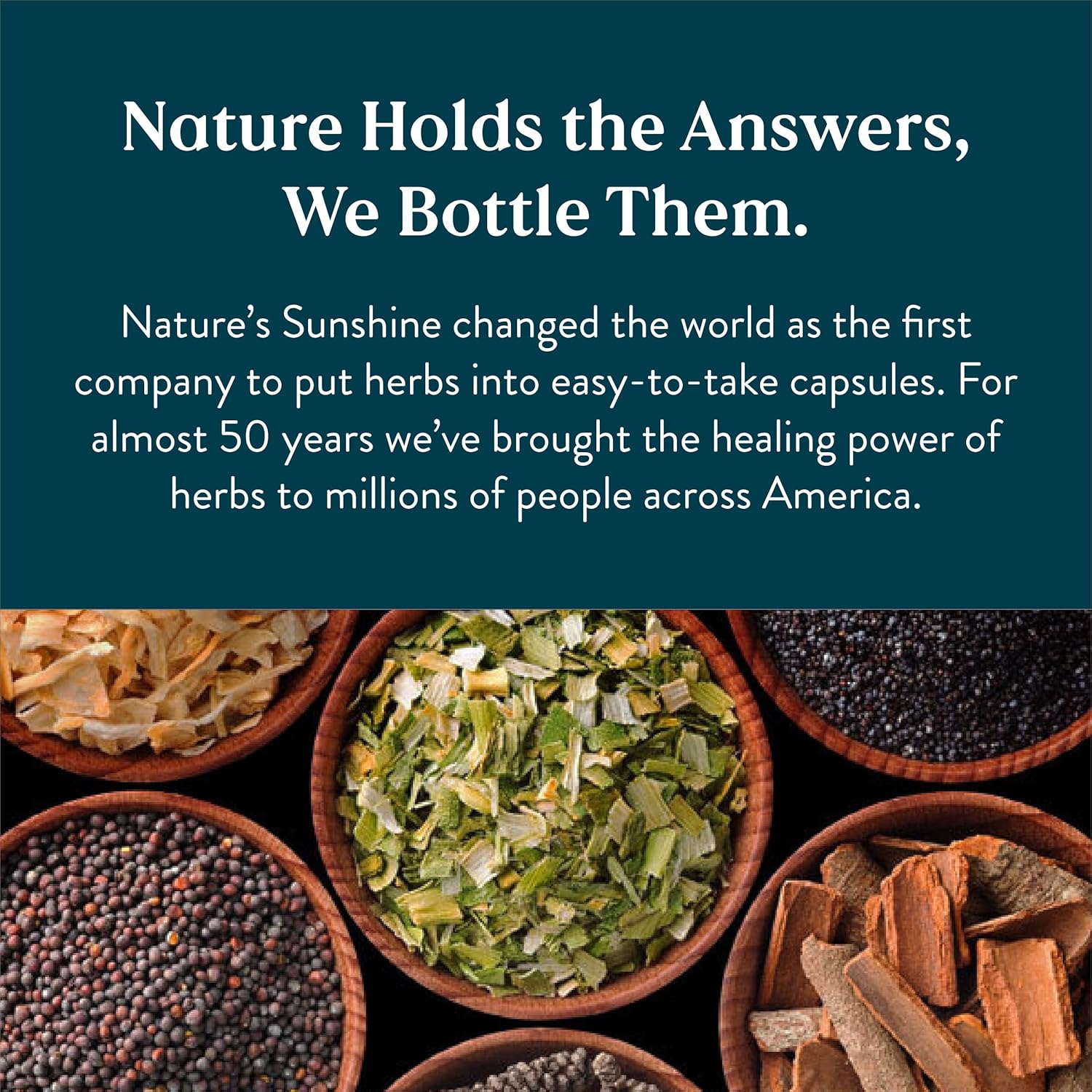 100 Capsules of Nature's Sunshine Suma Combination: Boosts Energy and Strengthens Immune System with Adaptogenic Herbs