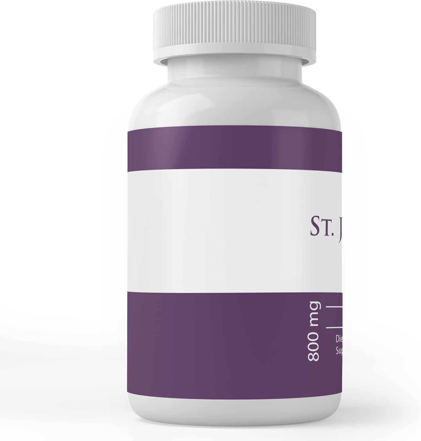 100 Capsules of Pure St. John's Wort with Original Ingredients, Lab Verified, No Additives