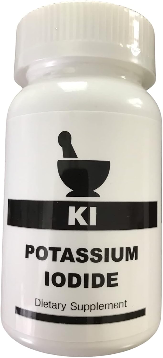 100 Count Potassium Iodide 130 Mg Capsules from Daytona Health Solutions - High-Quality Supplement for Thyroid Support
