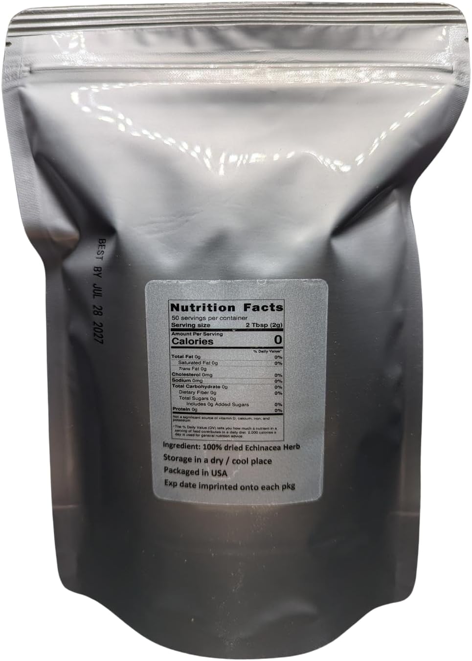 100% Natural Echinacea Herb Loose Leaf Tea (2 oz) - Echinacea purpurea Cut and Sifted from Nature