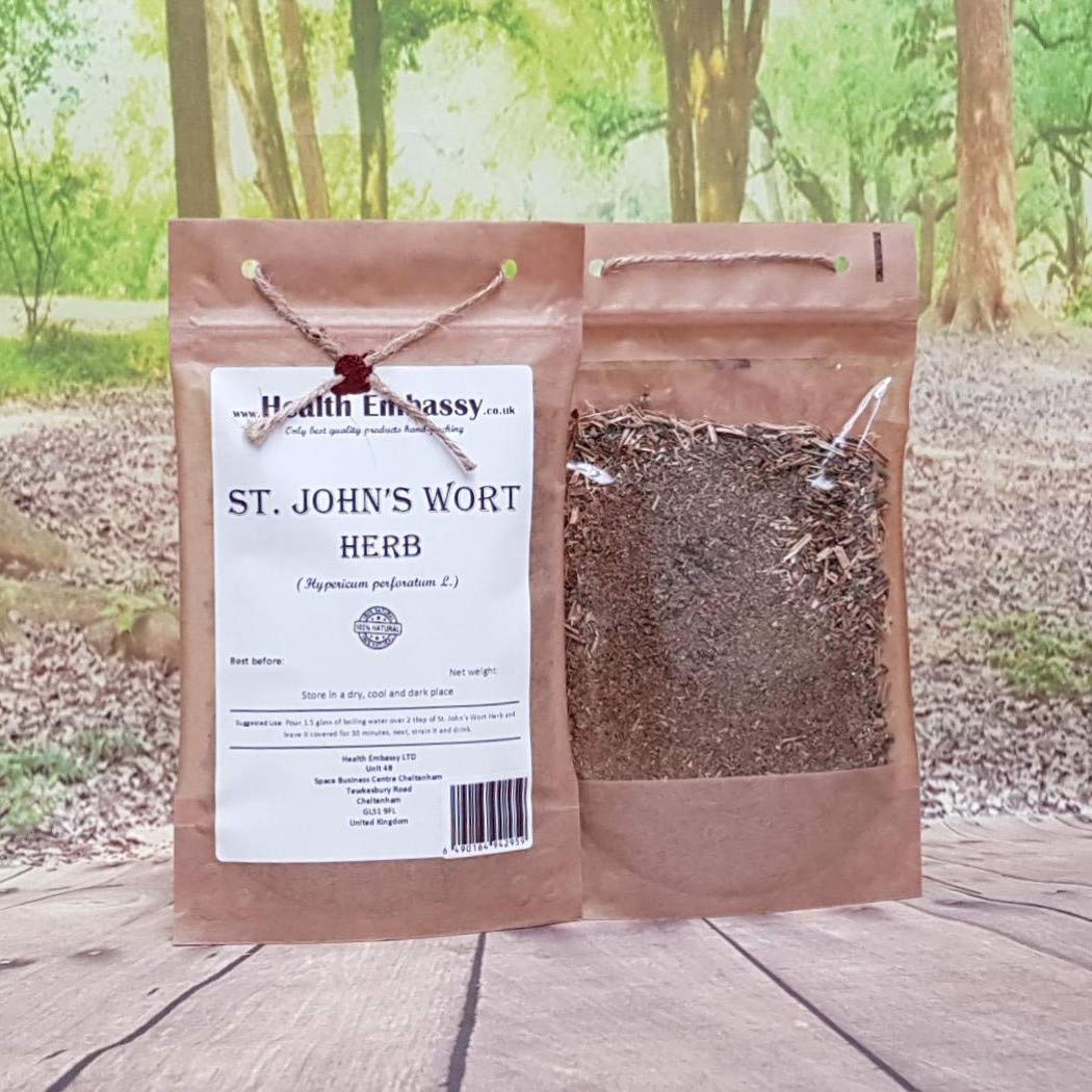 100% Natural Health Embassy St. John's Wort Herb Tea - Hypericum Perforatum L - 50g