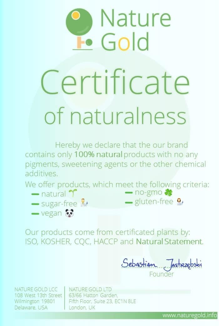 100% Natural & Vegan Nature Gold ACEROLA Powder | 250g - 8.8oz | High Vitamin C Content | Freeze-Dried Raw Cherry Extract | Immunity Boosting Supplement