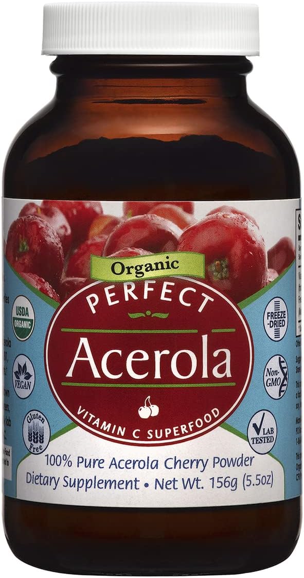 100% Pure Acerola Cherry Powder - 156g - All-Natural Vitamin C Superfood for Immune System Support