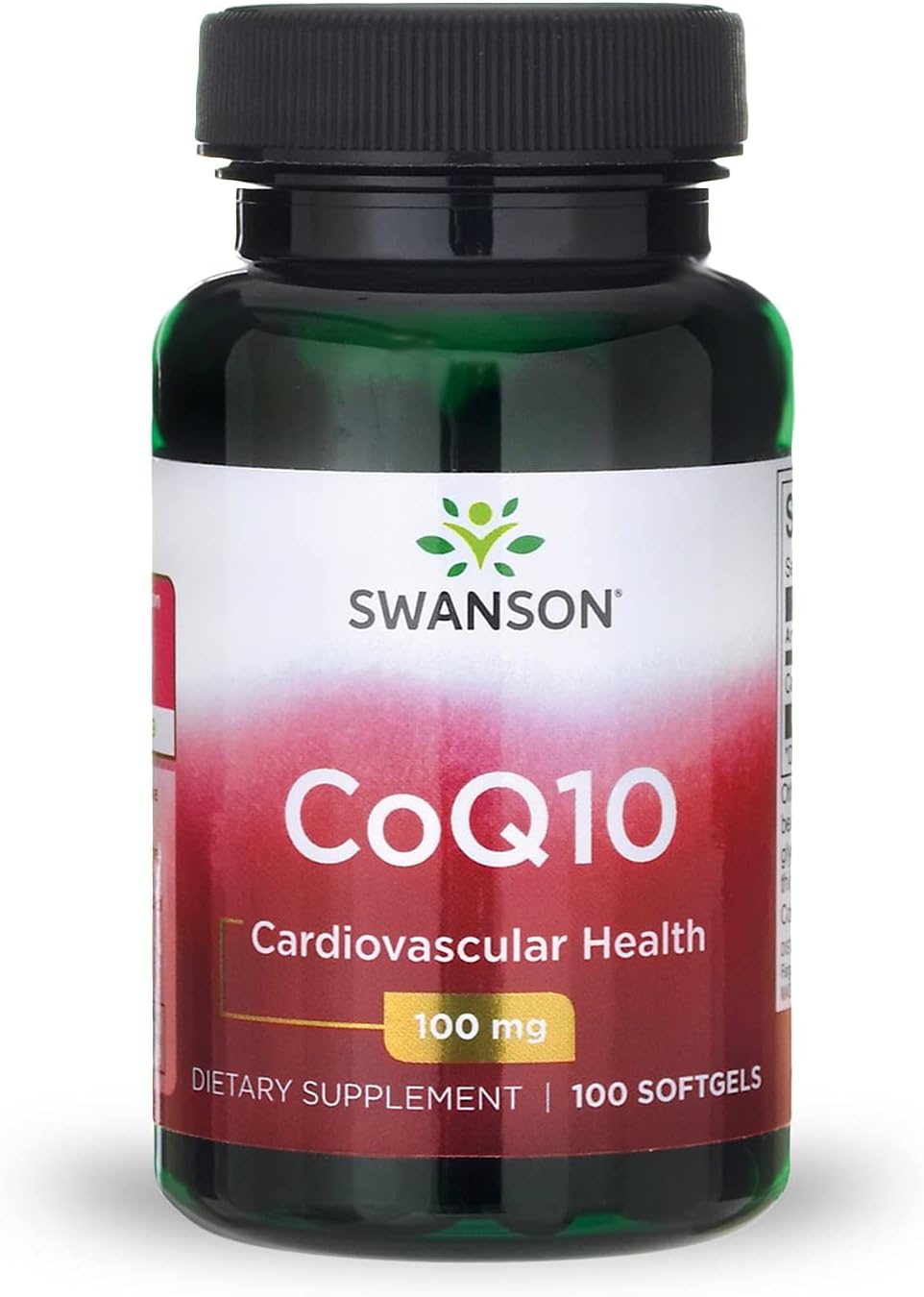 100 Softgels of Swanson CoQ10 Supplement for Energy and Antioxidant Support (100mg Each)