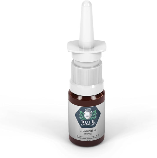 100 Spray Bottles of Bulk Essentials L-Carnitine Spray for Performance, Brain Health, Energy, and Metabolism Boost